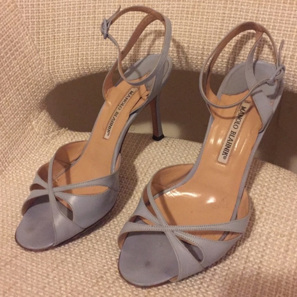 Manolo Blahnik Periwinkle Heels